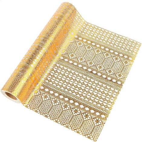 Kitchen Drawer Mat, Kitchen Cupboard Mat, Cuttable Drawers Protection for Cupboards, Drawers, Cabinets, PVC, 30 x 300 cm (1/4)