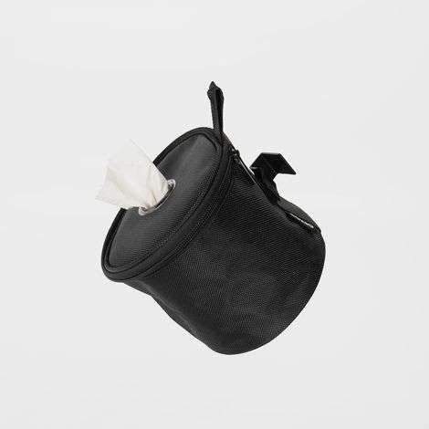 Paperbag: rangement de papier toilette de camping pour les déplacements en noir (1/5)