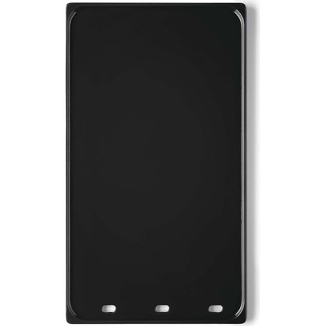 Plancha double face en fonte émaillée 45 x 25cm – Pour barbecue Napoleon Rogue – Cuisson homogène et évacuation des graisses
