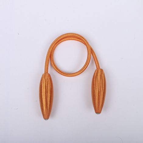 2 boutons de rideau, boutons de rideau créatifs, boutons de rideau, boutons de rideau, pour rideau, rideau de porte, décoration de maison DIY - (55cm) orange (1/2)