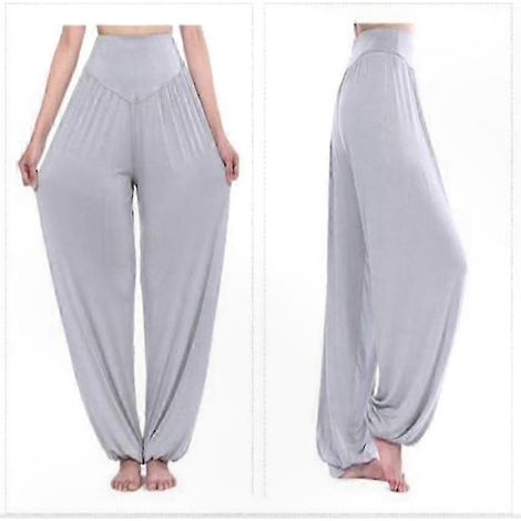 Pantalon femme ample sarouel, coupe décontractée, idéal danse, yoga, bohème gitane, taille élastiquée, confortable, tenue décontractée, modèle fluide, pratique sport et détente, style ethnique chic. (1/5)