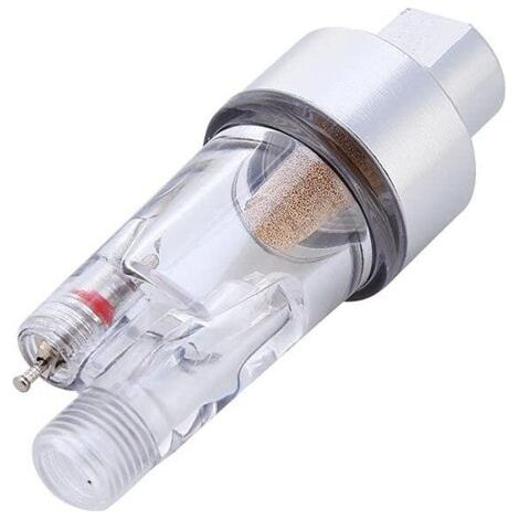 Piège à Eau Airbrush, Mini Filtre à Air en Ligne 1 / 8in Tuyau Connecteur Humidité pour Pistolet Aerographe (1/5)