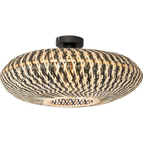 Oriental Ceiling Light Black Bamboo 50 cm - Ostrava (1/5)