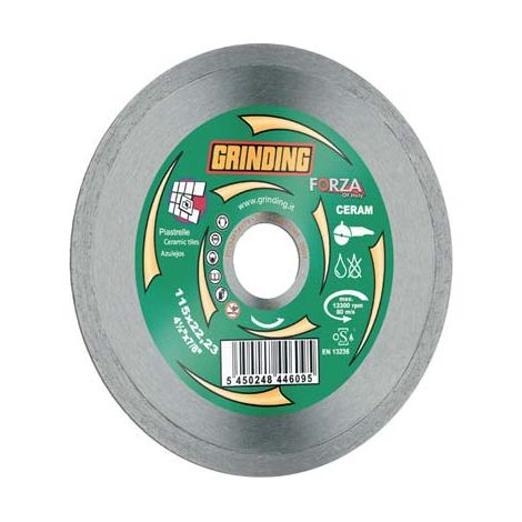 DISCO DIAMANTATO A CORONA LISCIA FORZA - MM 115X22,2 H.MM 1,7- 2 pezzi