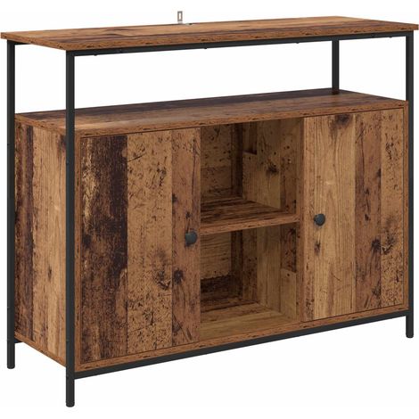 Maison Exclusive - Credenza Legno vecchio 100 x 35 x 80 cm Legno multistrato