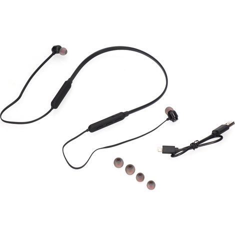 Casque Bluetooth 5.1 avec Bandeau pour le Sport - Écouteurs Intra-Auriculaires sans Fil Noir pour l'Exercice (1/5)