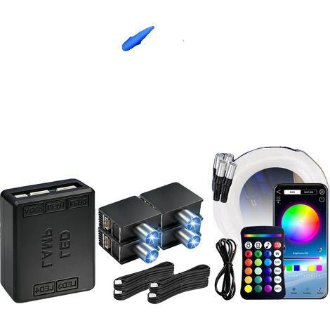 Kit Starlight, illuminazione RGBW, funzione telecomando, RGBW-a, 4 LED - 600 pezzi 1 m (1/2)
