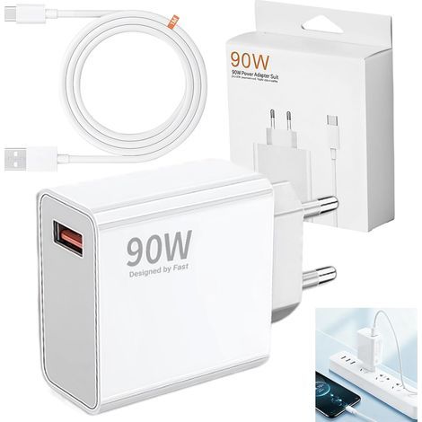 90-W-Schnellladegerät für Xiaomi mit 6-A-USB-C-Kabel (1 m), Turbo-Ladegerät für Xiaomi 15 Pro / 15 Ultra / 15 / 14T / 14 / 13T / 13 Lite / 13 Ultra, Redmi Note 14, 13, 12, 11, Poco X7, F7, X7 Pro, X6, (1/5)
