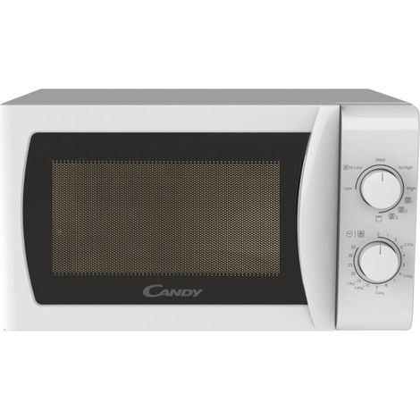 Horno microondas Candy Idea CMG20SMW de superficie plana con grill, 20 L, 700 W, color blanco (1/5)