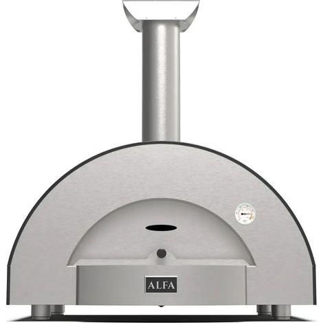 Forno per Pizza Gas GPL da Esterno 2 Pizze Acciaio Inox Grigio Ardesia