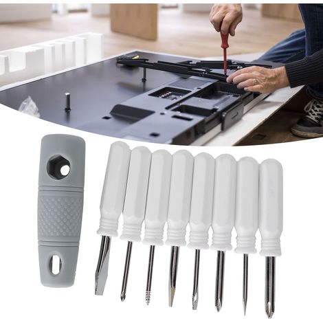 Kit de tournevis pour la réparation d'appareils électroménagers, jeu de tournevis multi-usages, 8105B n° 45 / 9 pièces (1/5)