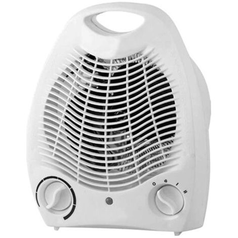 Heater, handle for easy transport, vertical (white) (1/4)