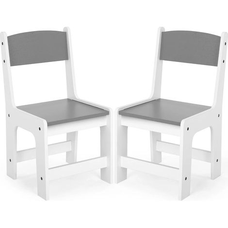 2er Set Kinderschreibtischstühle, bis 80 kg, für Kinderzimmer, Kindergärten (1/5)