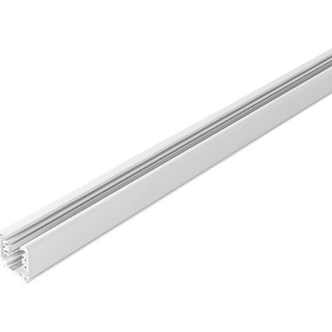 Binario trifase RAIL in alluminio bianco opaco 1 metro (1/2)