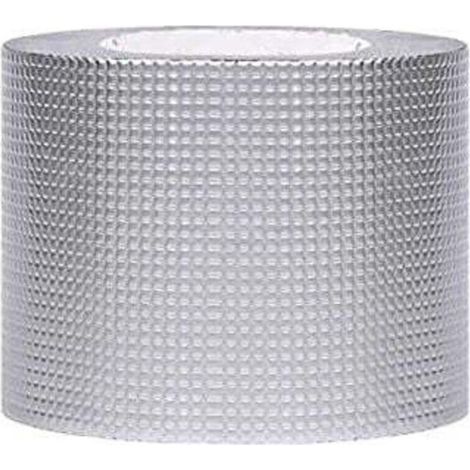 ALUMINIUM TAPE : Ruban Adhésif Hyper Résistant et Étanche à Forte Tenue pour Fissures, Fuites, Trous(5CM5M) (1/5)