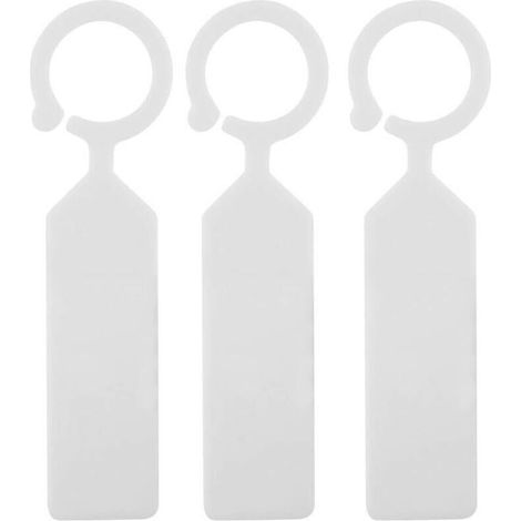 100pcs branche de plastique étiquettes Marqueurs Arbre Plante Plastique Jardin accroché rigides étanche Tag étiquettes Nurs (1/4)