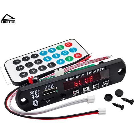 USB-Bluetooth-5.0-Soundkarte, TF-Kartenleser mit Unterstützung für Freisprechfunktion, Ordnerauswahl und MP3-Dekodierung. (1/4)