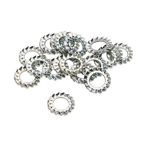 Rondella per ventola Ø12 in acciaio zincato VISWOOD 12,5 x 20,5 x 1 mm - Confezione da 100 - 6798A12B100