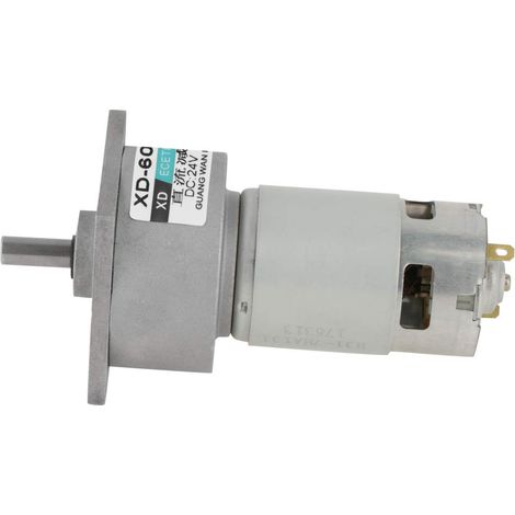 Gear Motor, DC 12/24V 35W CW/CCW Adjustable Speed Reduction Motor Mini Bodypack (12V 50rpm) (1/5)