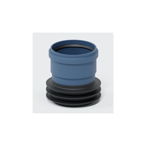 Raccord POLO-KAL DN 110/120-131 mm, compatible avec les filetages mâles et femelles en d'autres matériaux.