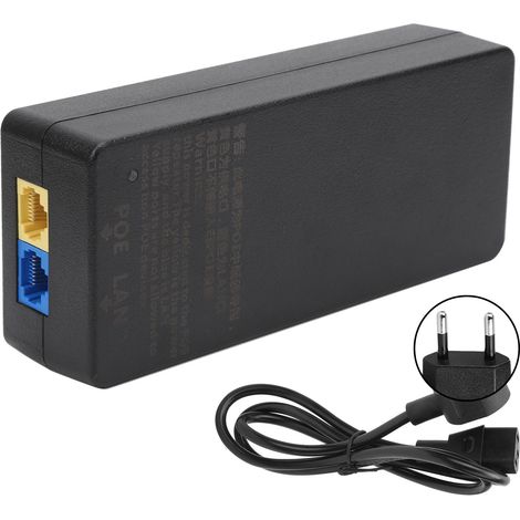 Alimentation répéteur POE 8 ports bloc secteur 110‑264V avec câble prise UE (1/5)