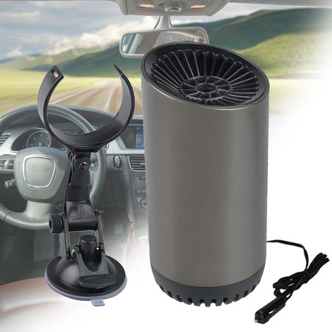 Chauffage 12V pour voiture, dégivrage rapide du pare-brise, désembuage, économique, silencieux, ventilateur de voiture allume-cigare (1/5)