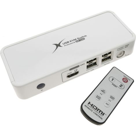 BeMatik - HDMI KVM USB2 Uniclass AUDIO 1KVM à 2CPU (1/5)