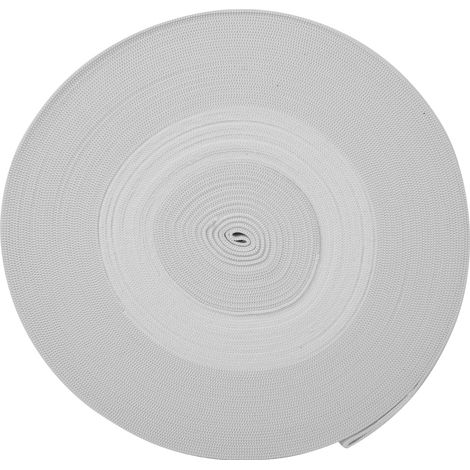 Bande élastique tricotée épaisse, accessoire de couture pour poignets de vêtements de protection, blanc, 30mm de large (1/5)