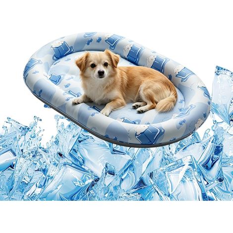 Tapis Rafraîchissant Chats Lit Frais résistant aux Griffes félin Tapis Rafraîchissant Imperméable pour Chien L'Été Intérieur Extérieur Maison Voiture Terrasse Cage Chiot Sommeil (1/5)