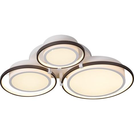IluminaShop - Plafon LED Circular Tres Decorativo de Techo 113W CCT + Mando 3000+4000+6000 (1/4)