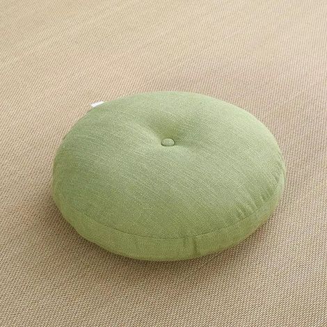 Coussins de siège ronds, pour salle de classe, salle à manger, élèves, enseignants, coussins rafraîchissants, coussins de pique-nique, tapis tatami verts - 50 x 50 cm (1/5)