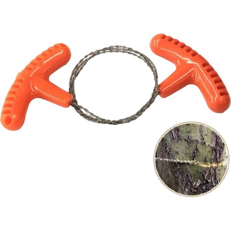 Scie à Pockets en Acier Inoxydable Scie à métaux améliorée pour Bois et Plastique, Petit Pratique, idéal pour l'extérieur, Le Camping, etc. (1/5)