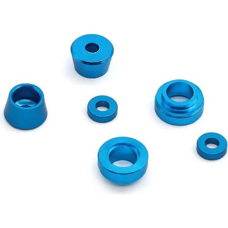 RC-Car-Upgrade-Kit mit blauer Lenkglasscheibe aus Aluminiumlegierung (1/5)