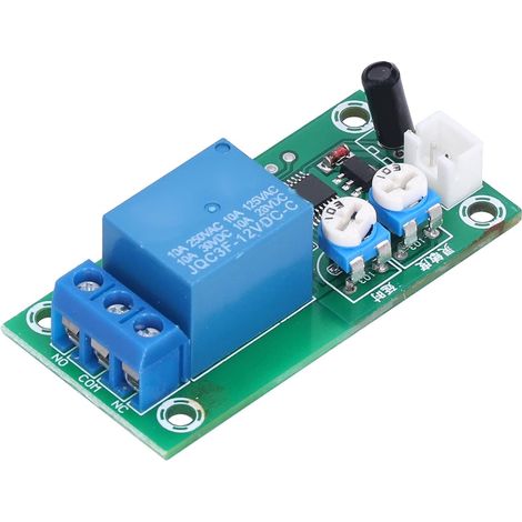 Module de Vibration, sensibilité Réglable, Commutateur de Relais DC 12V, Capteur D'alarme pour Systèmes de sécurité 63.4x27.2mm (1/5)