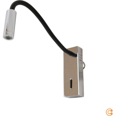 [NEUWERTIG] B-Ware Lucande Wandleuchte Leselampe Bernardo LED Flexarm Silber Schwarz Leuchte Lampe (1/2)