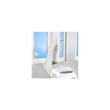 Fensterdichtung – Mellifluous – 500 cm – Weiß – Kompatibel mit mobilen Klimageräten – Hitzeschutz (1/4)