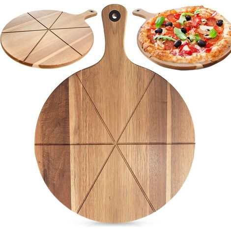 Pizzaschaufel, Holzschneidebrett, Servierplatte (1/5)