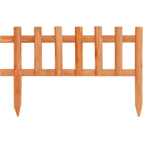 vidaXL Bordes de jardín 10 unidades madera de abeto 4,4 m (1/2)