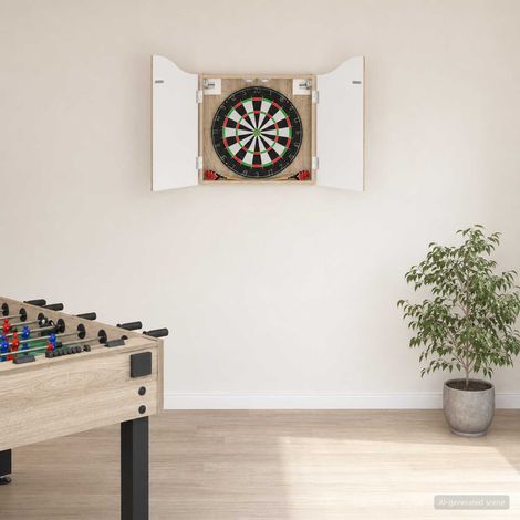 Teenpull – Dartboard Schrank Sonoma-Eiche 56 x 12 x 63 cm Holzwerkstoff