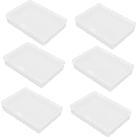 Boîte Transparente En Pp De Rangement Pour Cartes à Jouer, Lot De 6 Pièces, Léger Et Compact, Stockage Pratique Pour Joueurs Et Collectionneurs, Adapté Au Bureau Et Loisirs (1/5)