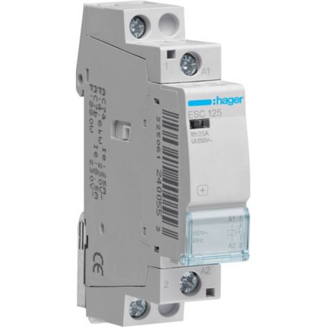 Contattore modulare Hager ESC125 25A 230V (1/2)