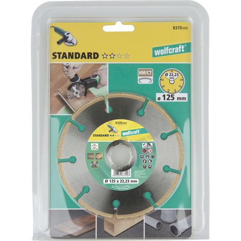 Wolfcraft HM Trennscheibe Ø 125 mm Bohrung 22,23 mm Trennscheibe (1/3)