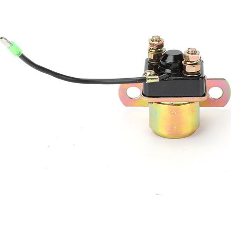 Relais de démarreur 50A, relais de démarreur haute puissance pour moteur à engrenages automobile, boîtier en fer, relais de démarreur 12V. (1/4)