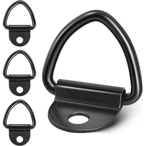 Ensemble d'anneaux d'arrimage, d'anneaux en D, de crochets en V, d'anneaux de traction et de fixations en acier inoxydable pour kayaks, bateaux, canoës, remorques, fourgonnettes, camions et voitures (1/4)