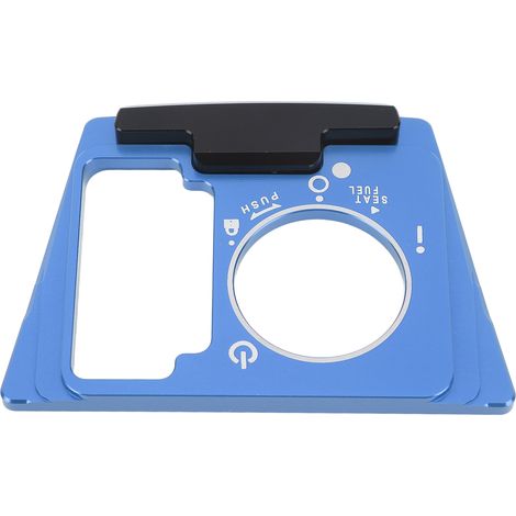 Protection/cache décoratif bleu pour interrupteur de démarrage/interrupteur de moto Forza 350 et NSS350 de 2018 à 2022. (1/5)