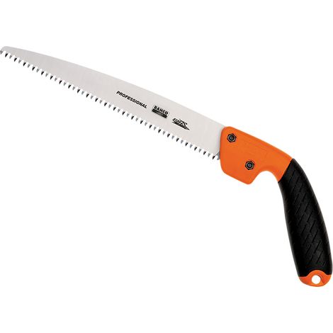 Bahco 5124-JS-H Professional 16-Inch (405mm) Pruning Saw with High-Performance Blade and Ergonomic Handle