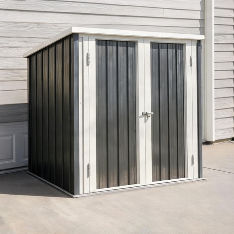 Abri de jardin en acier et polypropylène avec double porte (1/5)