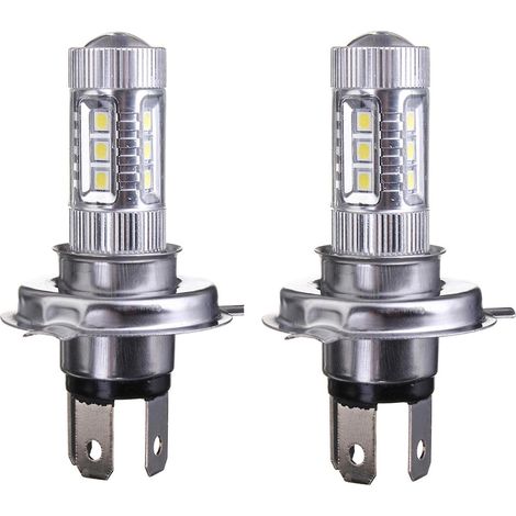 Ampoules LED bleues H4 9003 HB2 80W 8000LM 8000K pour phares, feux de croisement et de route, kit antibrouillard, 1 ou 2 pièces (1/5)