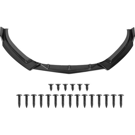 GARRYFIZH 3 Pièces Spoiler Avant en Style Fibre de Carbone pour Mazda 3 Axela 2014‑2019 - Accessoire Tuning Aérodynamique