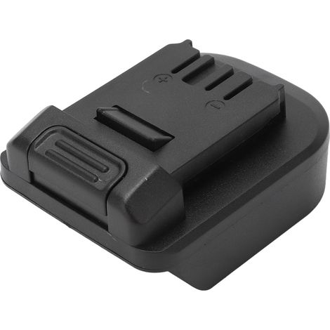 Adaptateur convertisseur Dayou 20V vers batterie lithium DeWalt 18V/20V MAX, compatible perceuse visseuse, outil électrique, chargeur inclus, pack unique, noir et jaune (1/5)